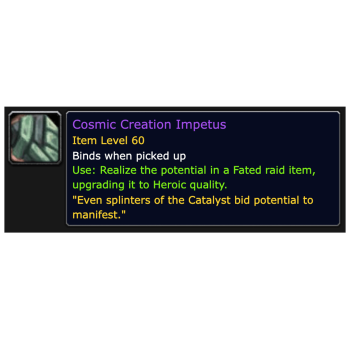 buy Cosmic Creation Impetus boost