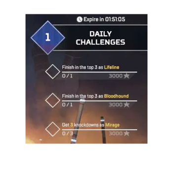 Daily Challenges boost in Apex Legends