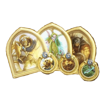 Golden Hero Portrait boost in Hearthstone