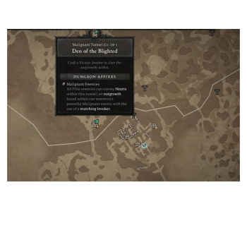 Malignant Tunnel dungeons boost in Diablo 4