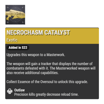Necrochasm Catalyst boost