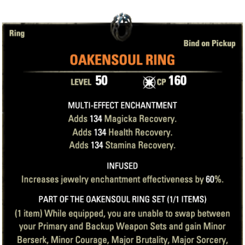 Oakensoul Ring boost