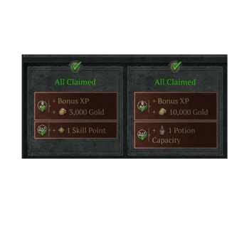 Renown boost in Diablo 4