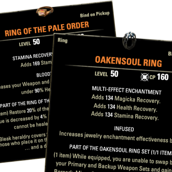 ESO Ring Bundle: Oakensoul + Pale Order