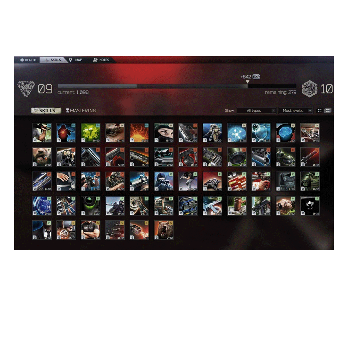 Skills Leveling Boost Escape from Tarkov